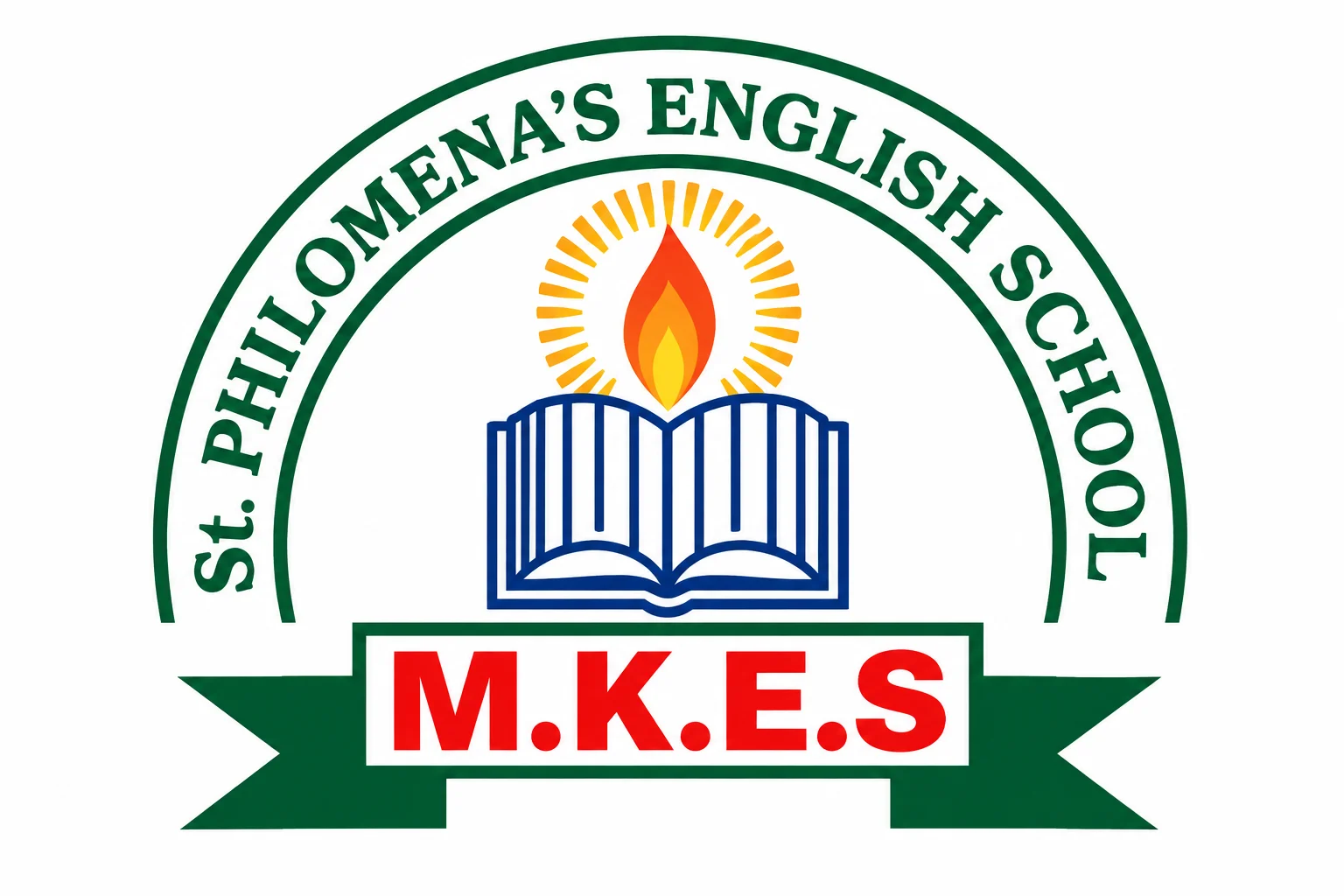 St. Philomena's English School & P.U. College logo