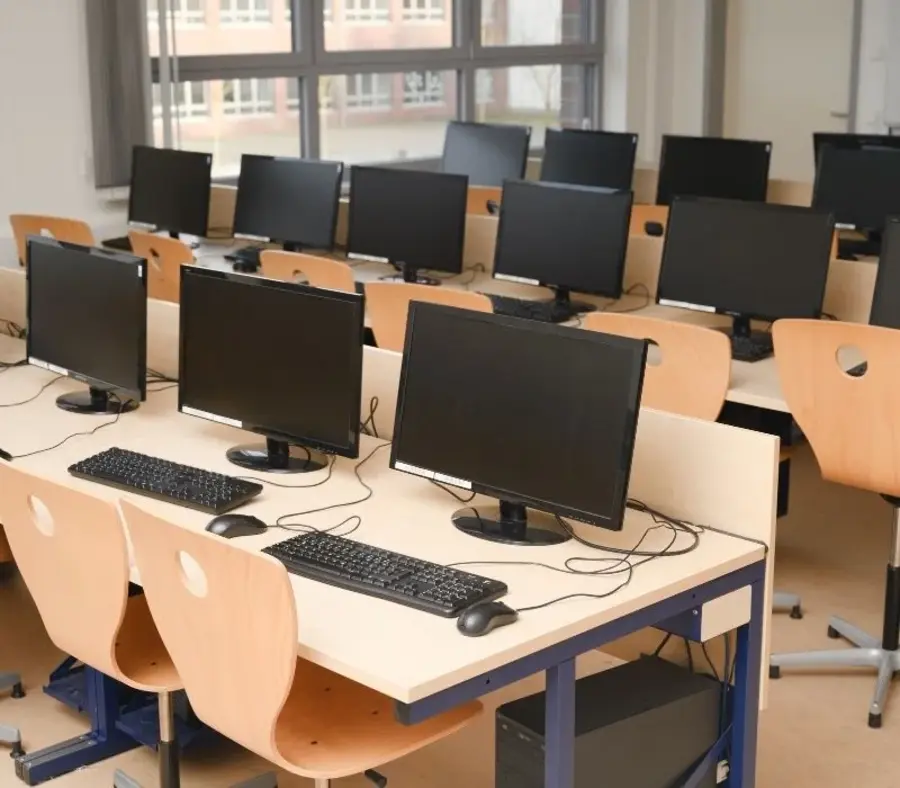Computer laboratory at St. Philomena's