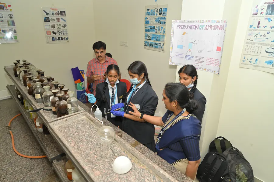 Science laboratory at St. Philomena's
