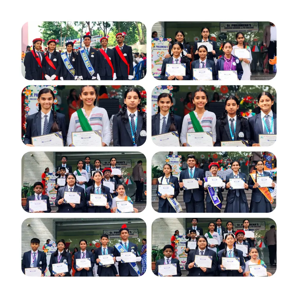 High School student leaders at St. Philomena's