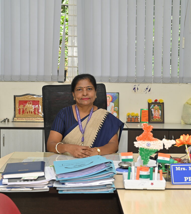 Mrs. Malathi N.K., Principal of St. Philomena's English School & PU College